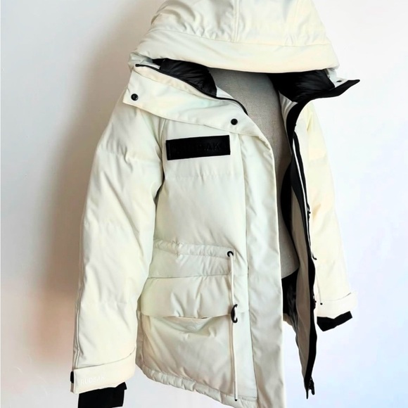 Rudsak Parka winter jacket color white, size Medium - Picture 4 of 12